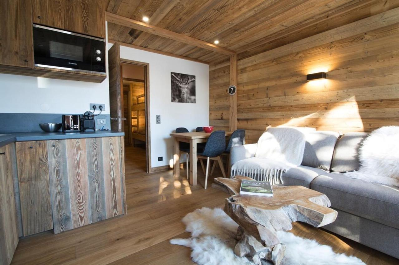 Les Brigues - Appartement Avec Vue Sur La Montagne Et Acces Aux Pistes Courchevel Buitenkant foto